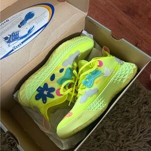 Adidas Yellow and Blue Sneakers Vibrant. Limited Edition.